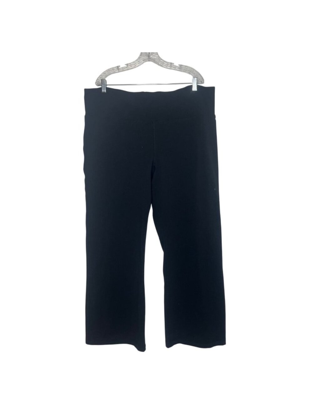 Marika Tummy Compression Pants Shape-TeK Wide Leg 3X Black New Activewear Gym